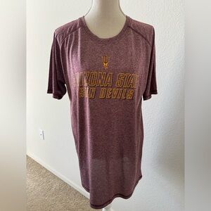 Rivalry Threads Maroon Arizona State Sun Devils Short Sleeve Tee